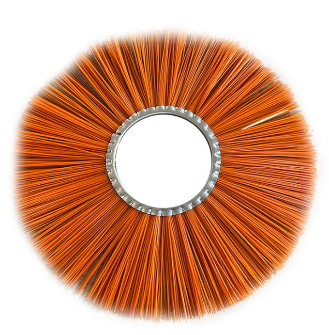 6 3/8 x 22 Inci 10 x 32 Inci Poly Wafer Brushes Untuk Bobcat Skid Steer