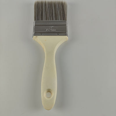 3-inch Thick Paint Brush Stainless Steel Iron Shell Poplar Handle  Dual Color Sharpened Wire Water-based Paint Brush