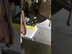 Putih Plastik Kawat lurus PP Slat Sikat Untuk Cement Mixer